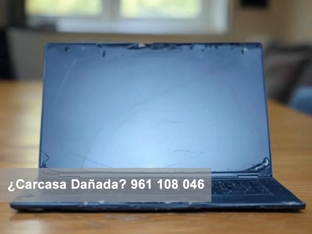 Carcasa dañada
