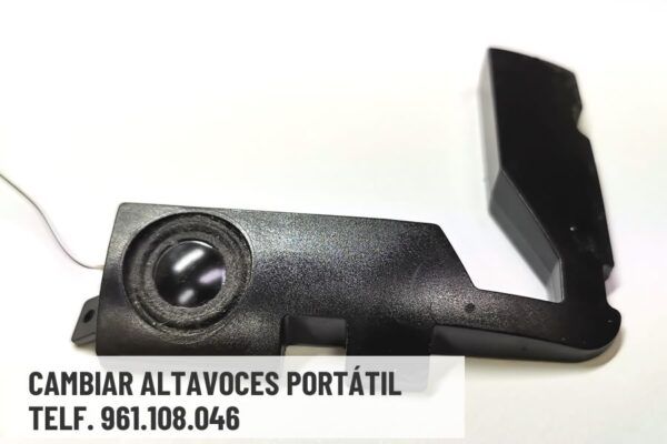 cambiar altavoces portatil