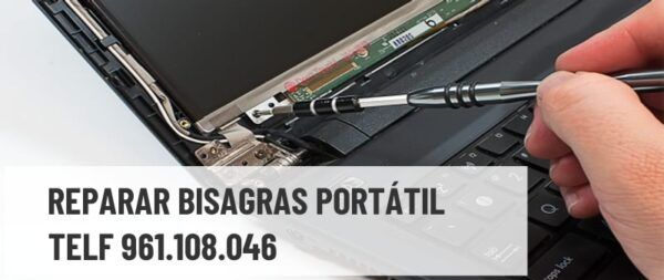 reparar bisagras portatil Valencia