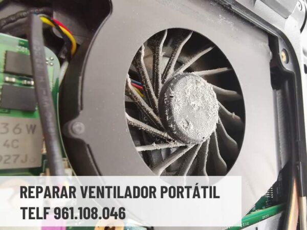 reparar ventilador portatil Valencia